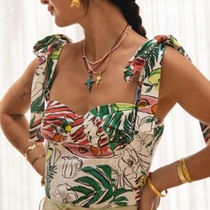 VRG GRL salty hair tie top